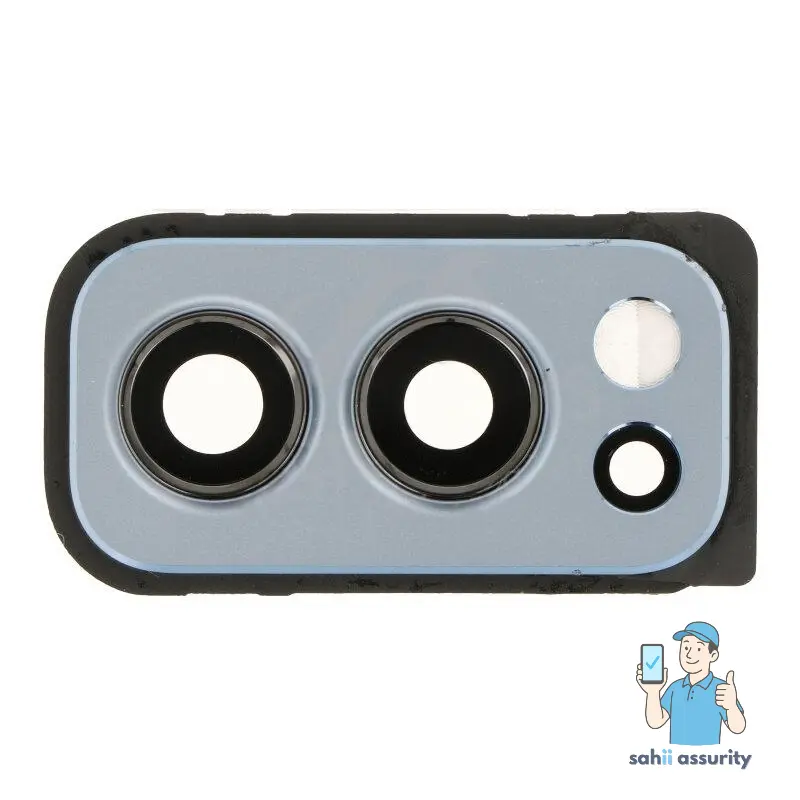 Camera Lens Glass with Frame for OnePlus Nord 2 5G Grey